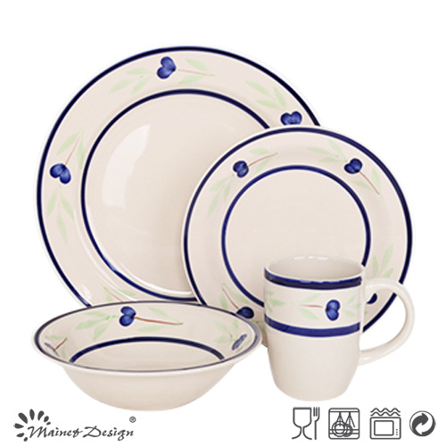 16PCS Simple Design Ceramic Dinner Set Home Use