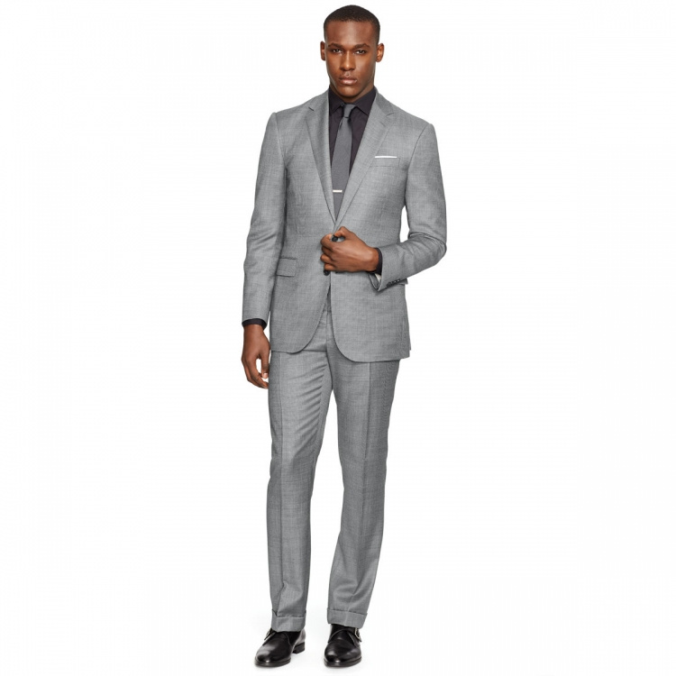 Made to Measure Merino Wool Fabric Men Suit Jacket and Pants (SUIT62845-6)
