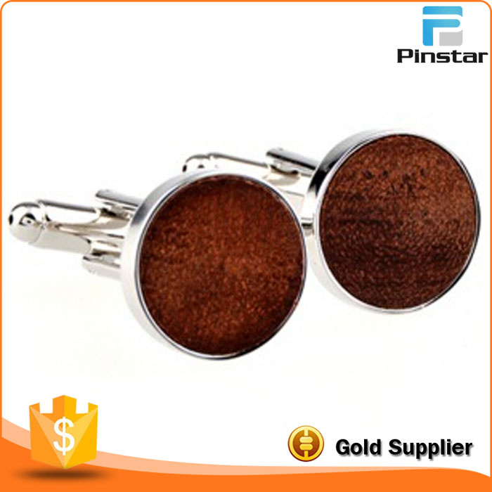 Factory Wholesale High Quality Custom Wood Cufflinks