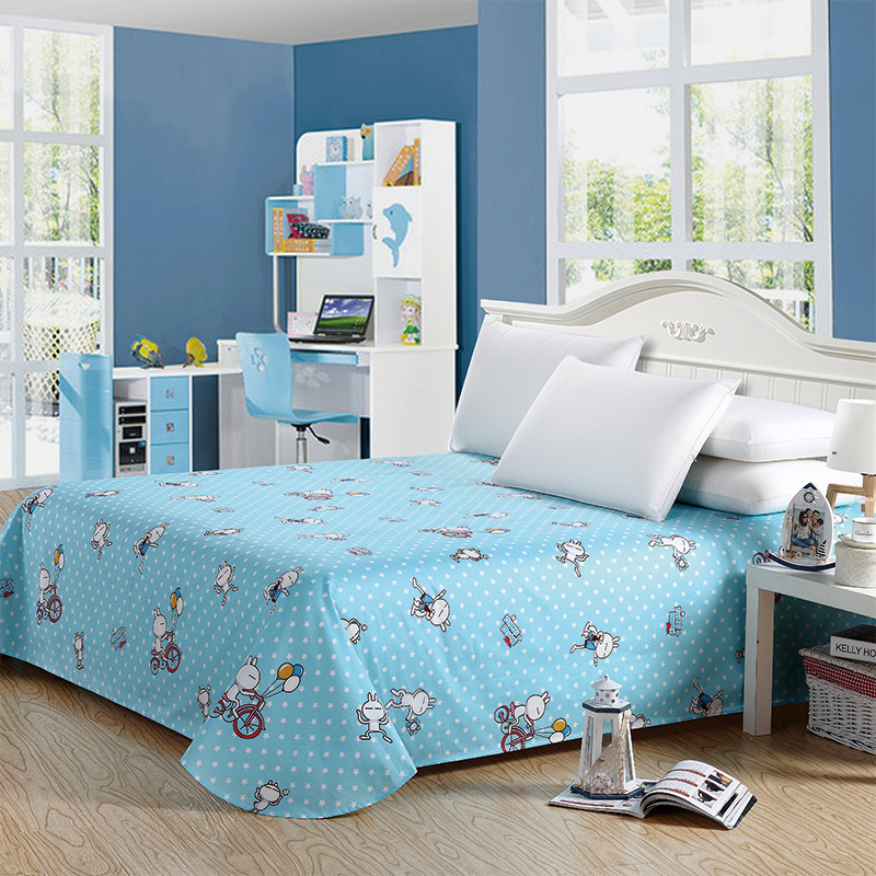 Best Cheap Modern Home Textile Printed Cotton Bedding Falt Bedsheet