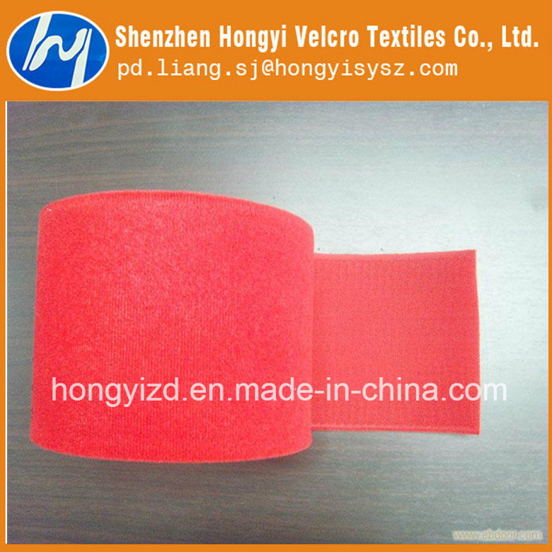 Nylon Red Soft-Hook & Loop Cable Tie