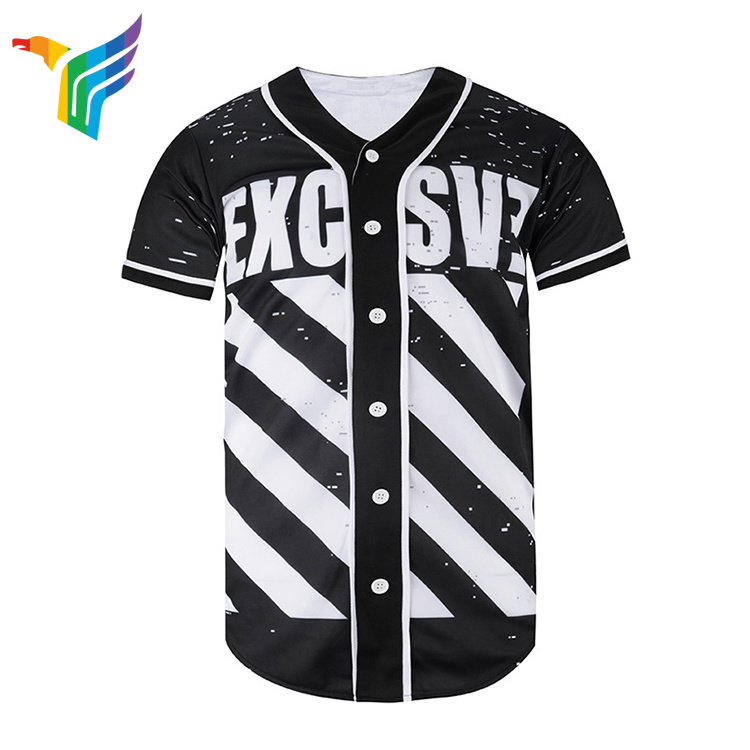 New Arrival Custom Design Black Baseball Uniforms Wear