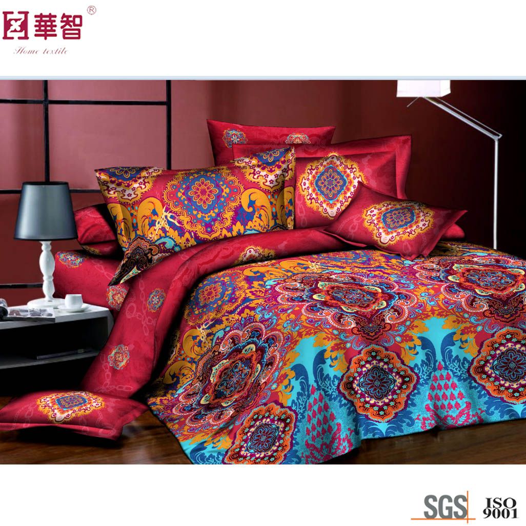 70g Cheap Brushed Polyester Bedsheet Sets