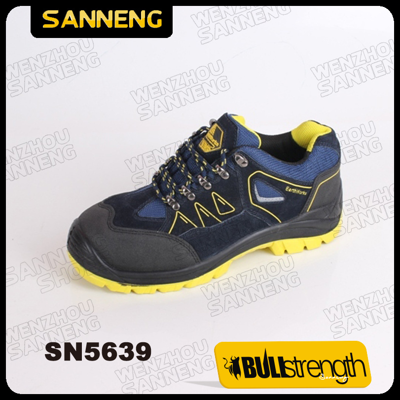 Sanneng Suede Leather Safety Shoes (SN5639)