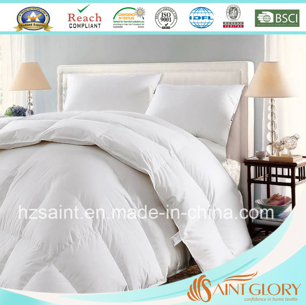 Solid Color Down Quilt White Goose Feather and Down Quilt