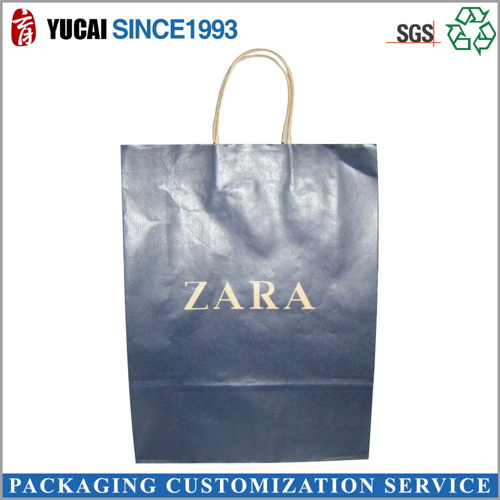 Full Color Print Kraft Paper Bag with Logo