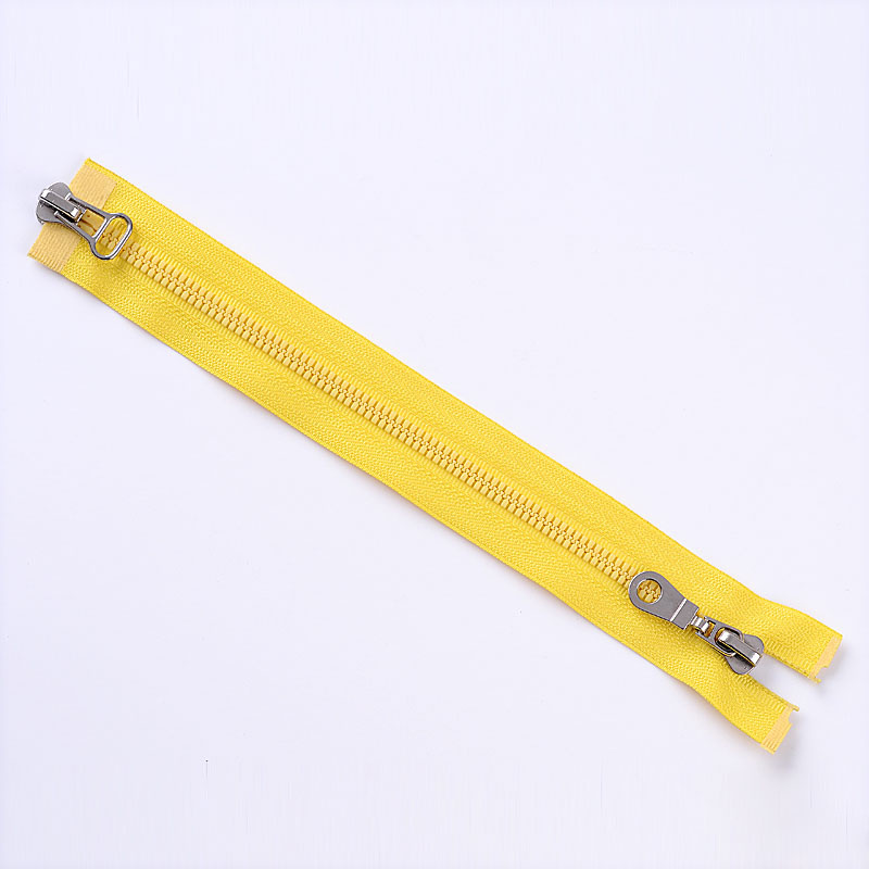 Two-Way Open End Tiny Teeth Resin Zipper