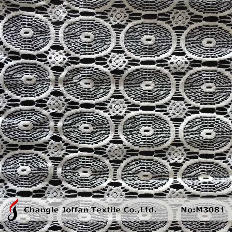 Textile Soft Chemical Lace Fabric (M3081)