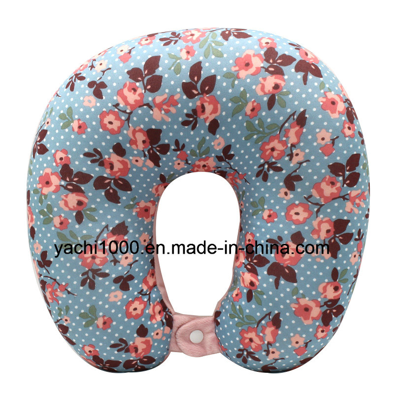 Super Soft Spandex Fabric Printed Neck Pillow