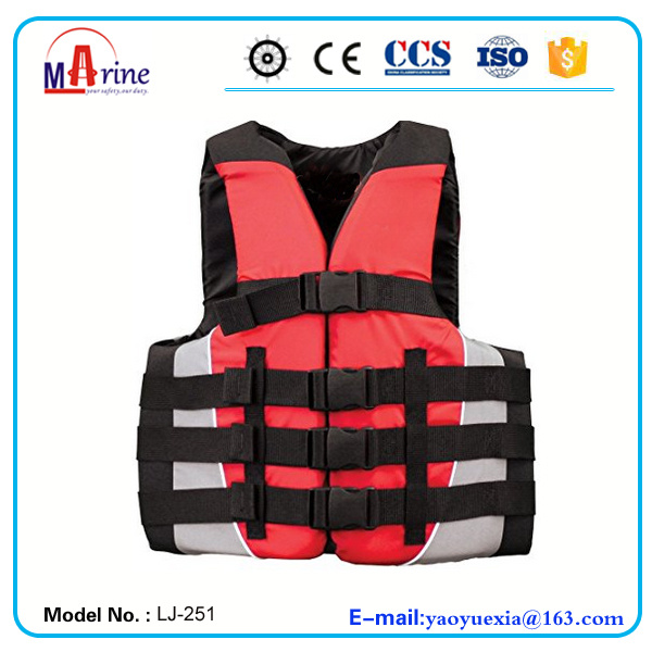 4 Buckle Multi-Colors Foam Life Jacket
