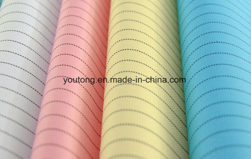 5mm Stripe Polyester Fabric, Cleanroom Antistatic Coat