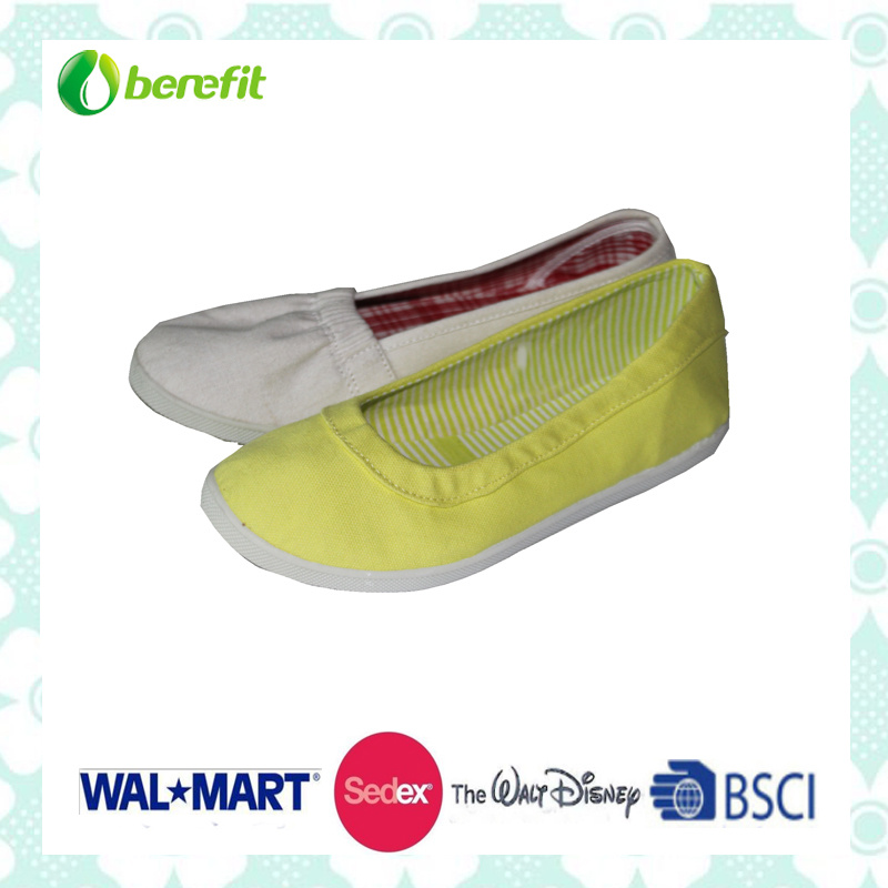 Solid Color Canvas Upper with TPR Sole, Casual Shoes