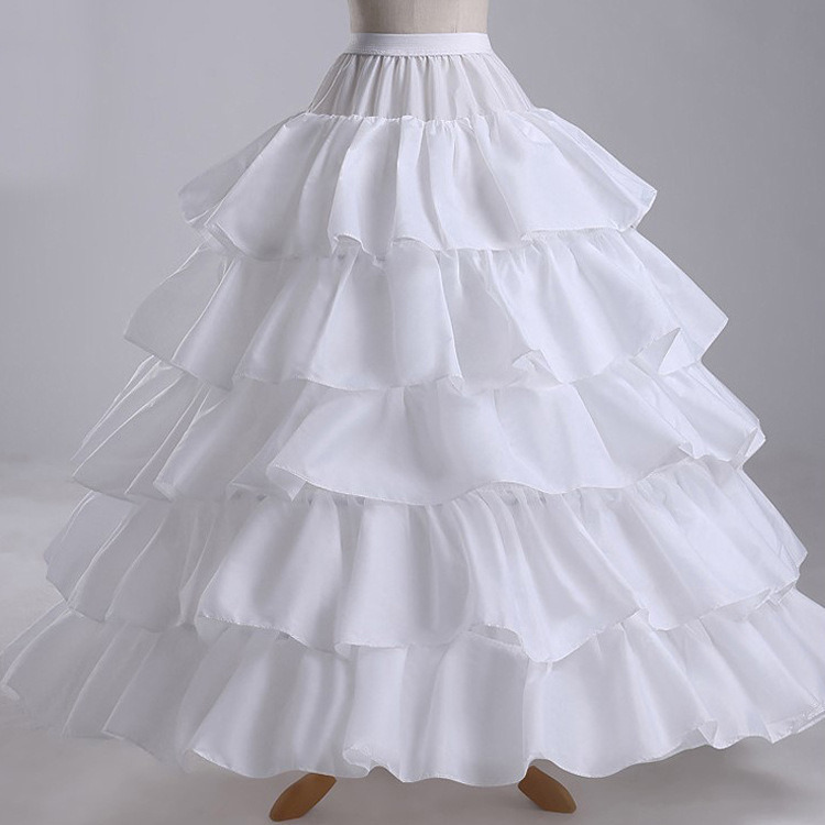 Wholesale Bustle Pannier Crinoline Falbala Underskirt Half-Slip Petticoats