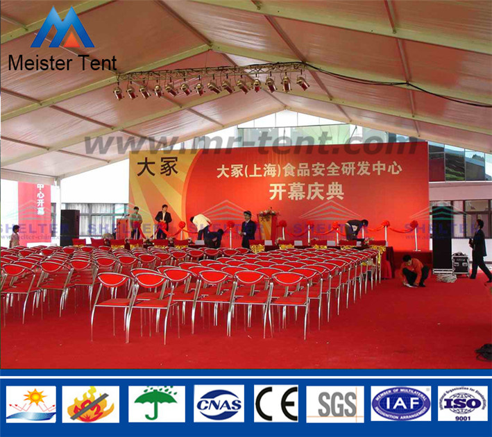Big Metal Frame Party Tents with Lining and Curtain