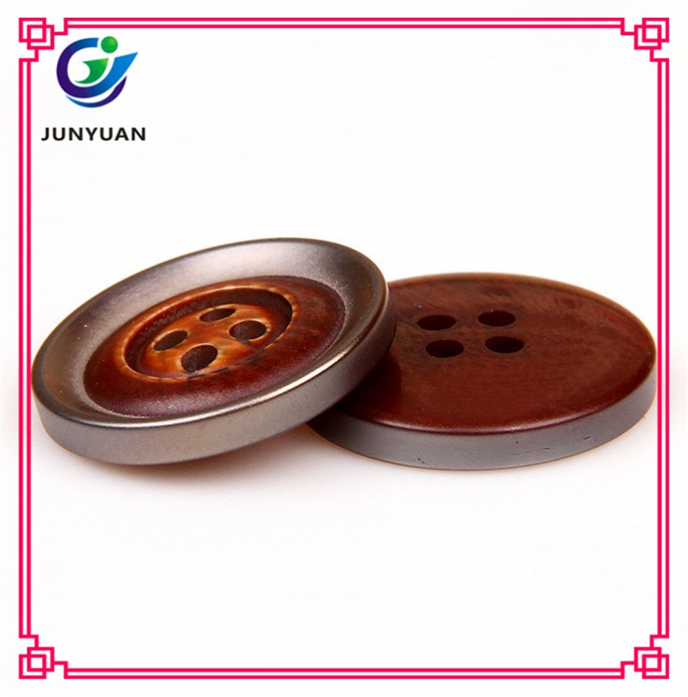 Round Overcoat Button Garment Button 4holes