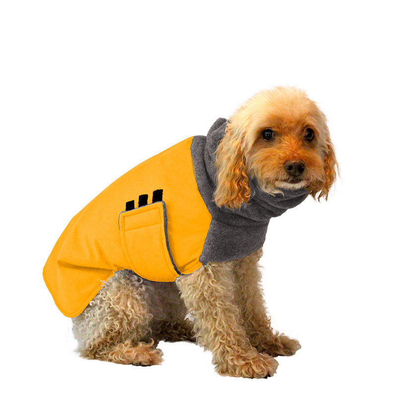 Yellow Pet Wear Dog Winter Apparel
