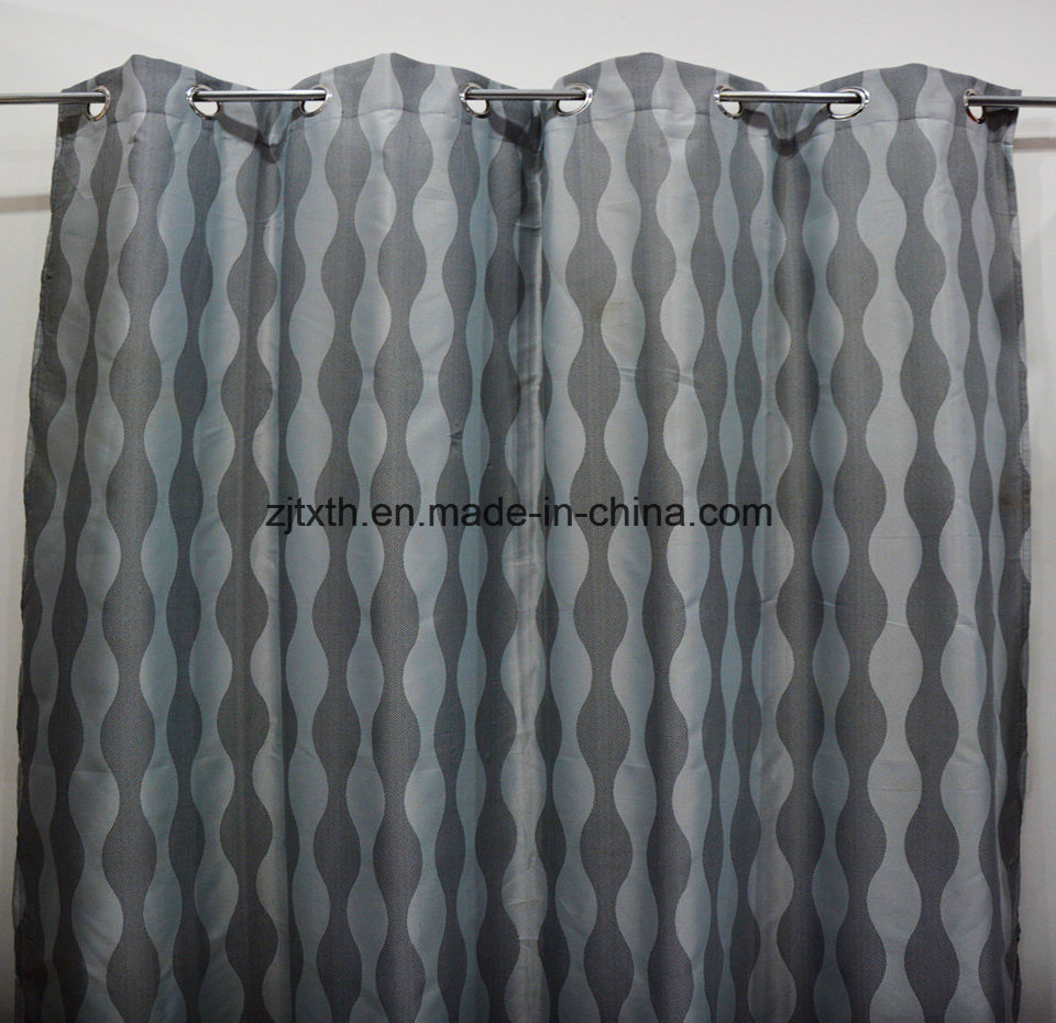 Spain Strip Design Black and White Cloth for Curtain