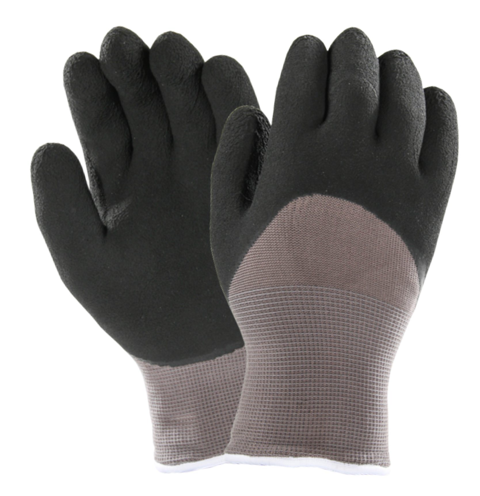 Seamless Liner Cold-Proof Winter Work Gloves with Latex Coating