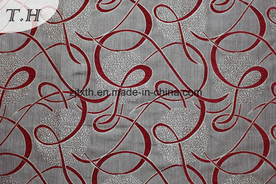 Jacquard Philippines Red Polyester Furniture Fabric (fth31942)