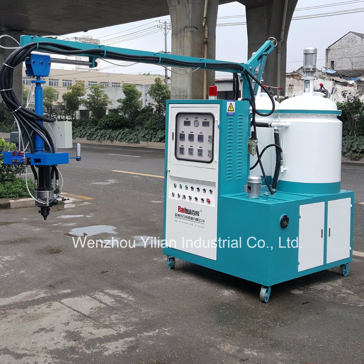 Economic Banana Type PU Pouring Machine for DIP Sandal Slipper