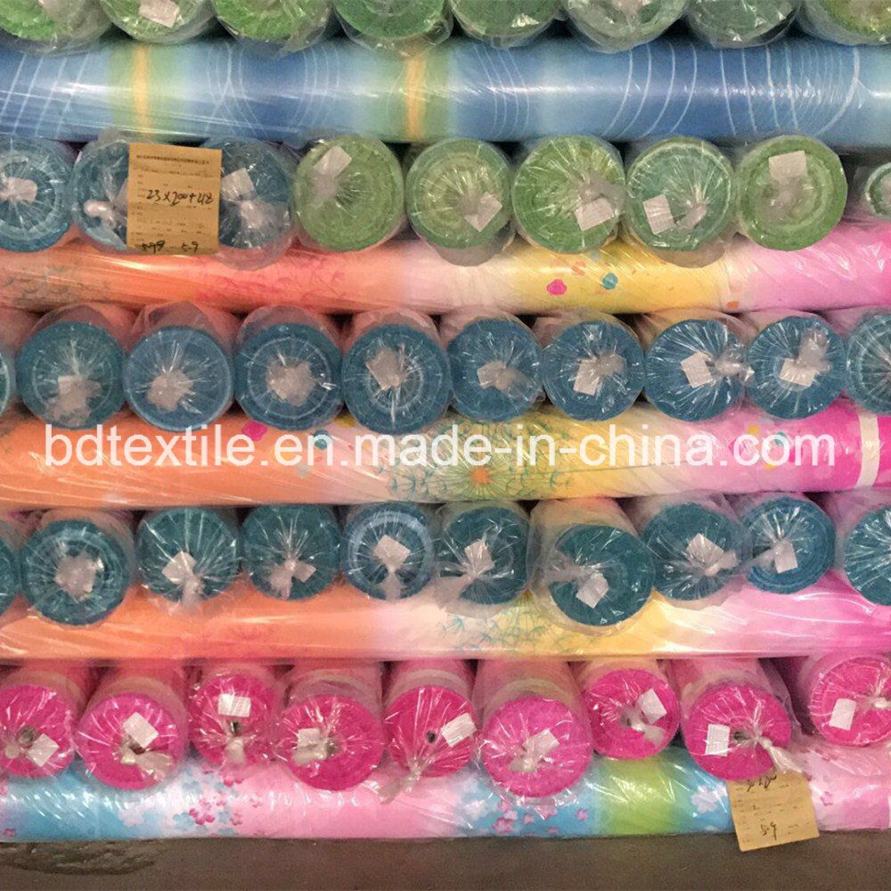 High Grade 100% Polyester Pigment Printed Home Textile Woven Fabric