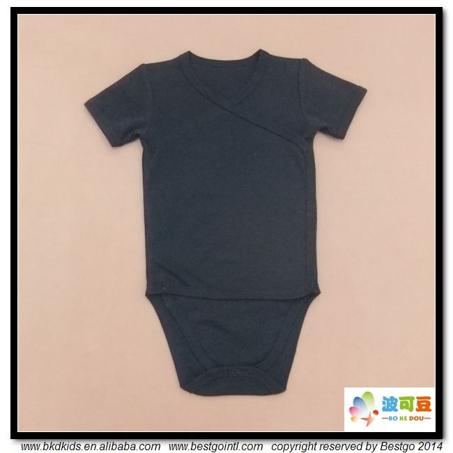 Plain Color Baby Clothes Kimono Style Newborn Clothes Onesie