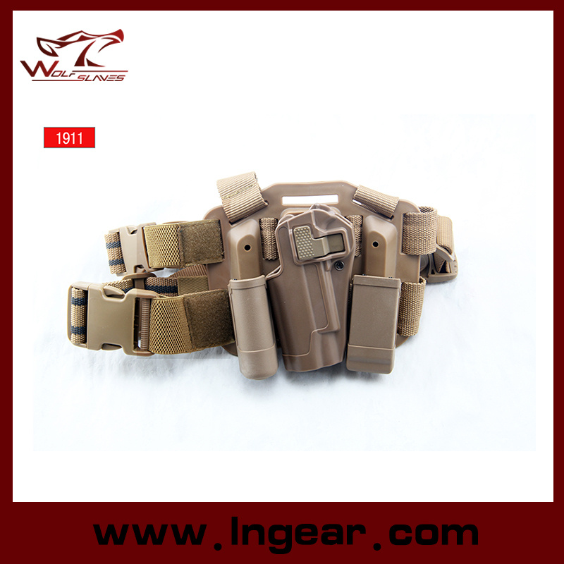 Blackhawk Military Gun Holster Drop Leg Holster for 1911 Left Hand