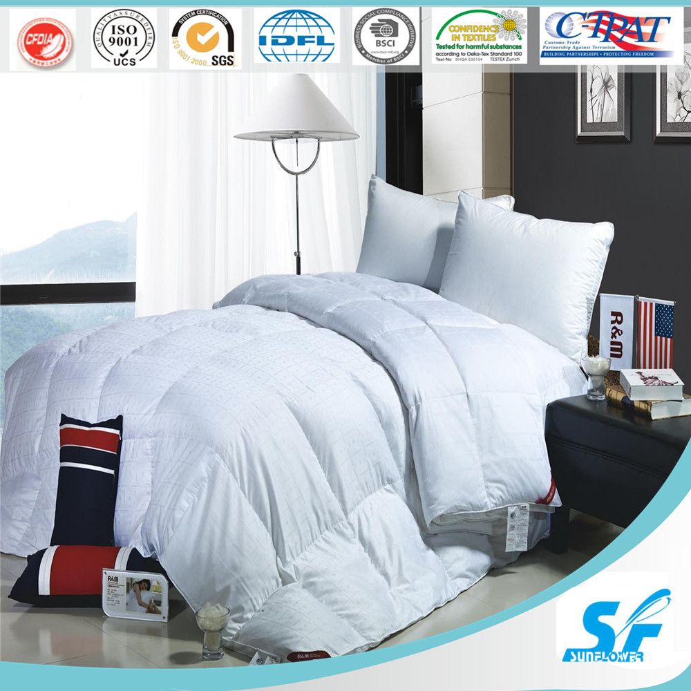 White 15% Goose Down Duvet/Comforter/Quilt