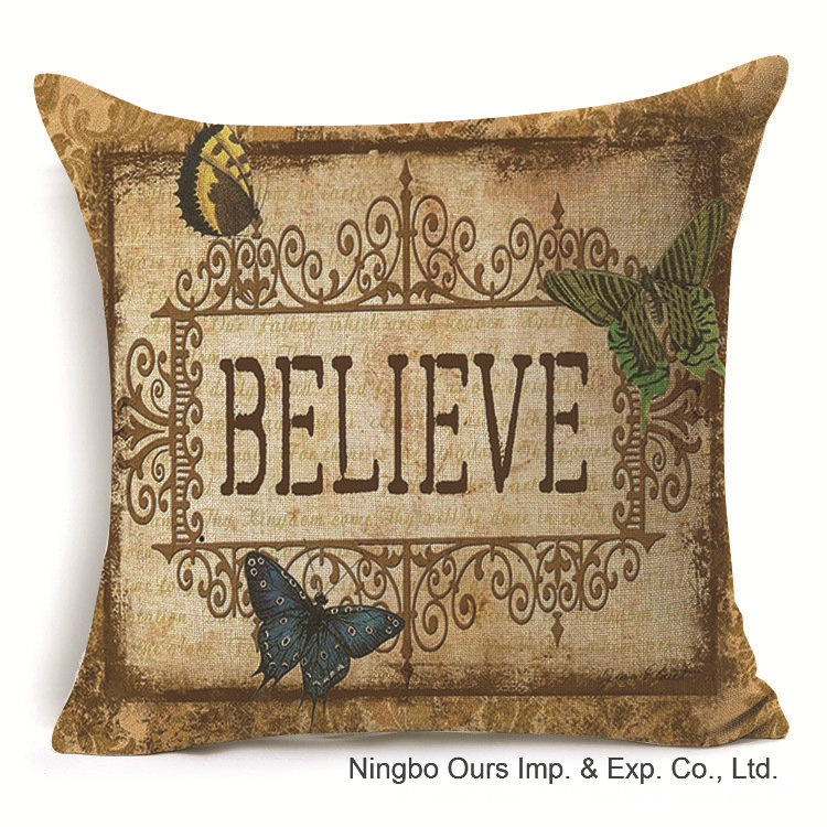 Back Cushion / Flax Cushion /Car Cushion /Sofa Cushion/Throw Pillow Case/Wholesale