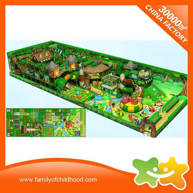 Amusement Park Indoor Jungle Soft Playground for Kids