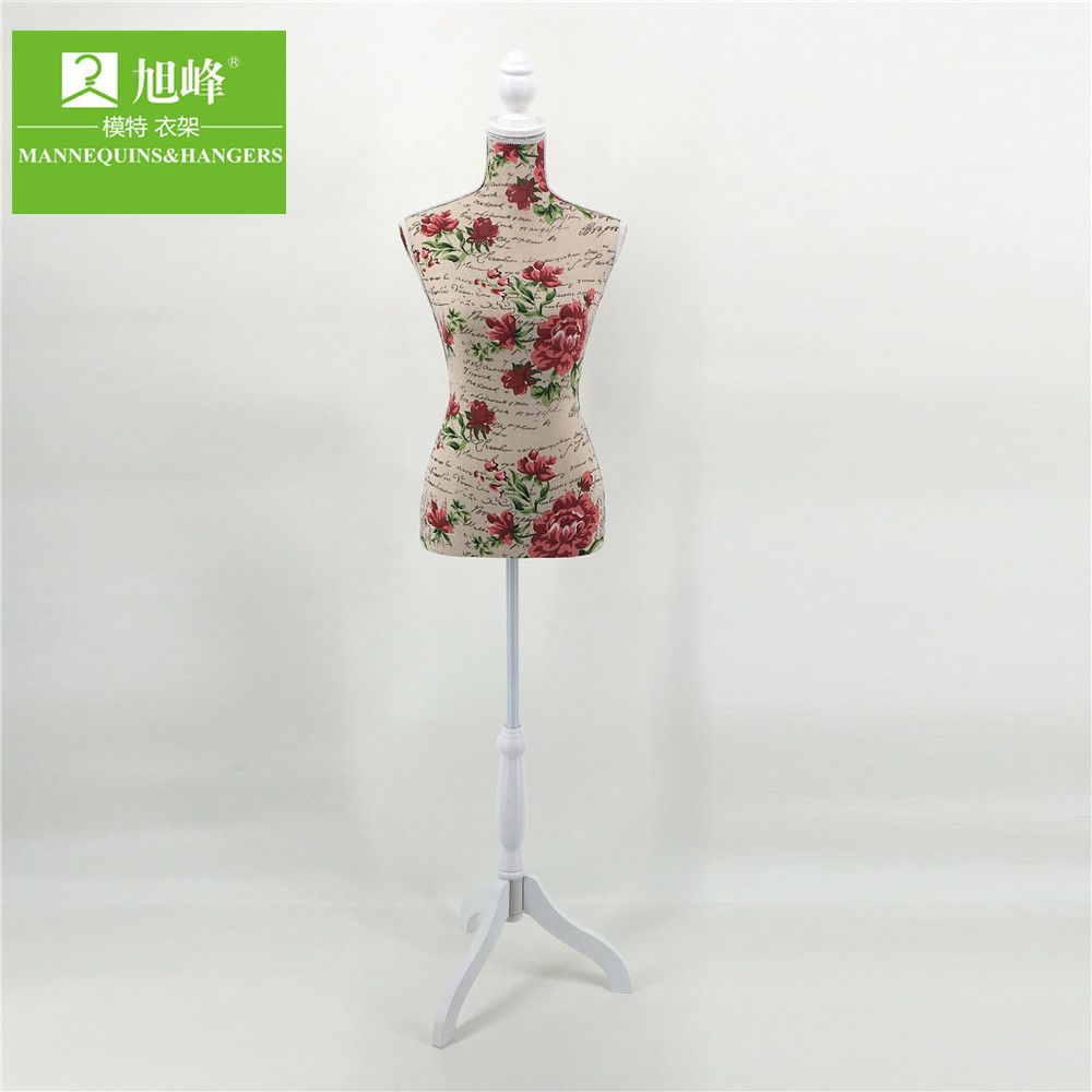 Customized Windows Display Flexible Half Body Female Display Mannequin Stand
