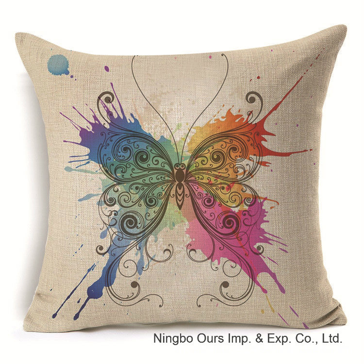 New Seat Cushion /Print Flax Cushion /Car Cushion /Sofa Cushion/Throw Pillow Case