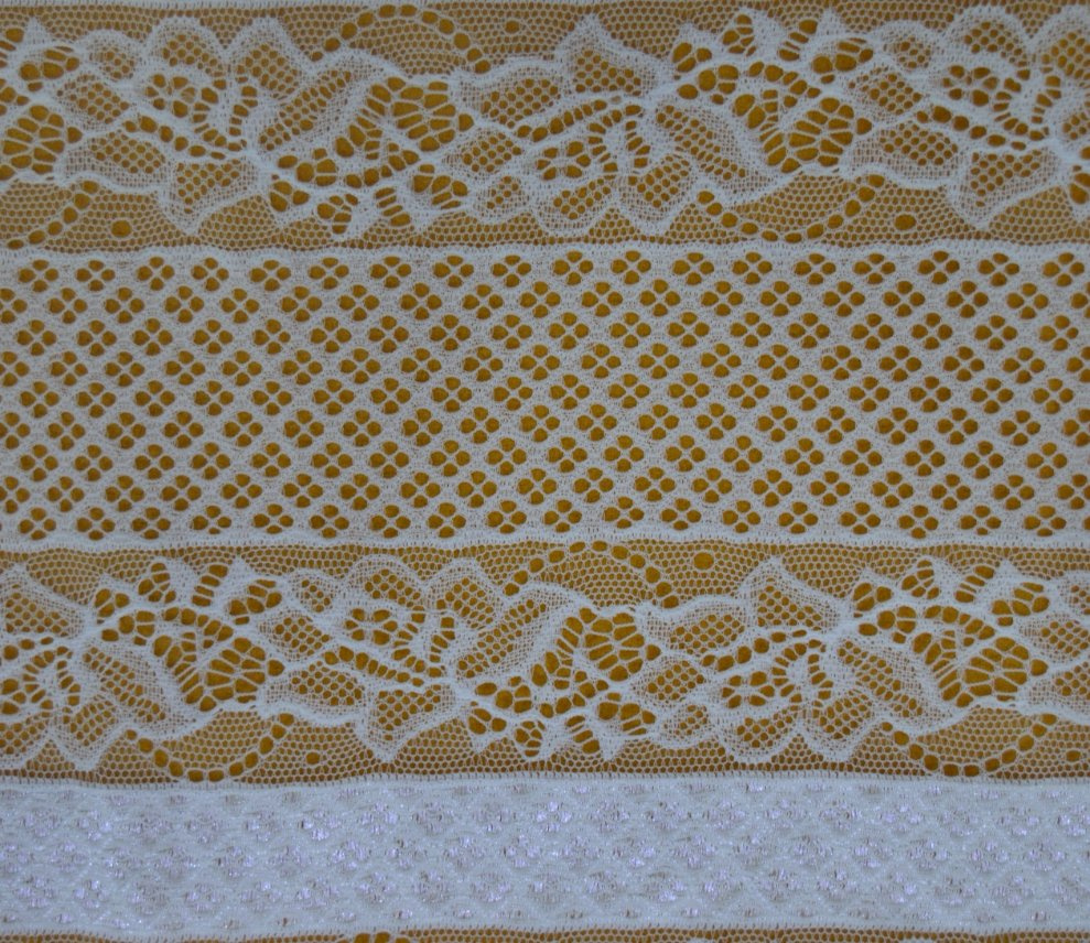 High Quality Embroidery Lace Fabric Polyester Trimming Fancy Melt Polyster Lace for Garments & Home Textiles Ls10001