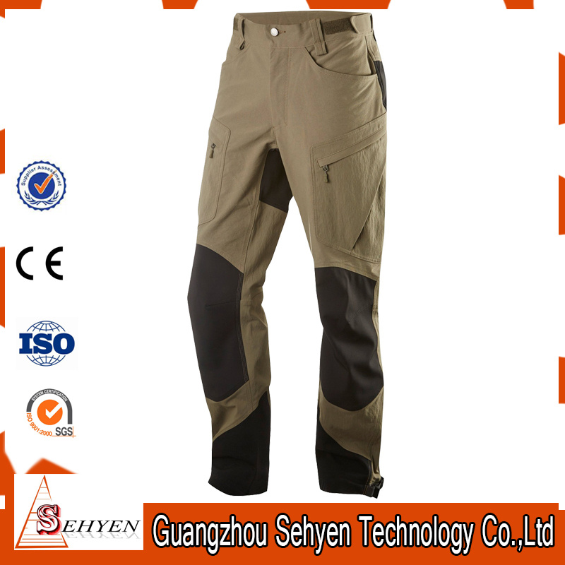 Multi Pockets Polyester Khaki Work Pants of Cotton