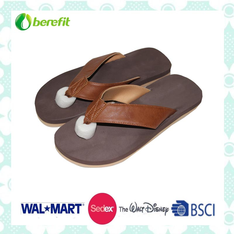 Men's Slippers with EVA Sole and PU Straps, Suit for Beach