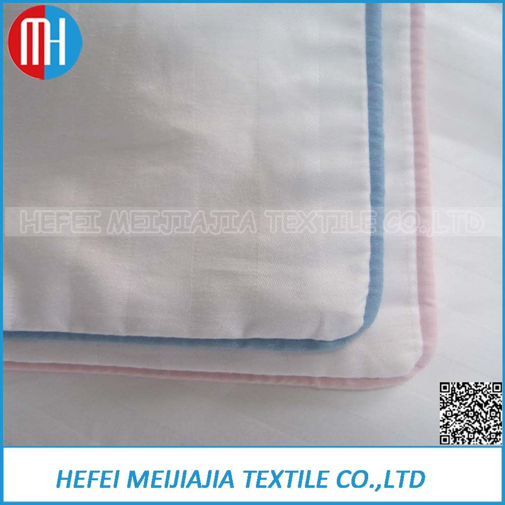 Down Feather Proof Pillow Shell Satin Pillow Cover Solid Color