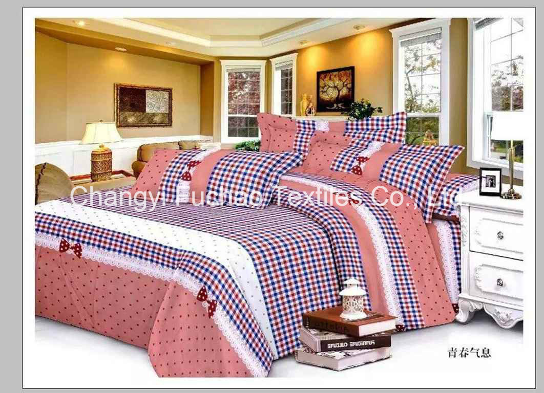 Printed Bedding Set Used for Home All Size