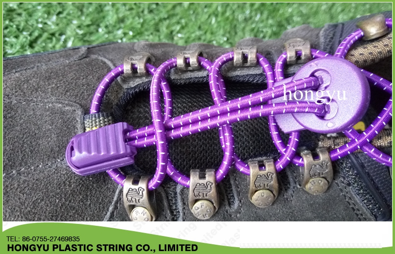 3mm*110cm Hot Sell Elastic Lock Lace/No Tie Shoelaces
