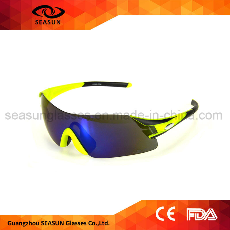 Men Women Aviators Polarized Mirror Lens Shatterproof Cycling Running Sunglasses