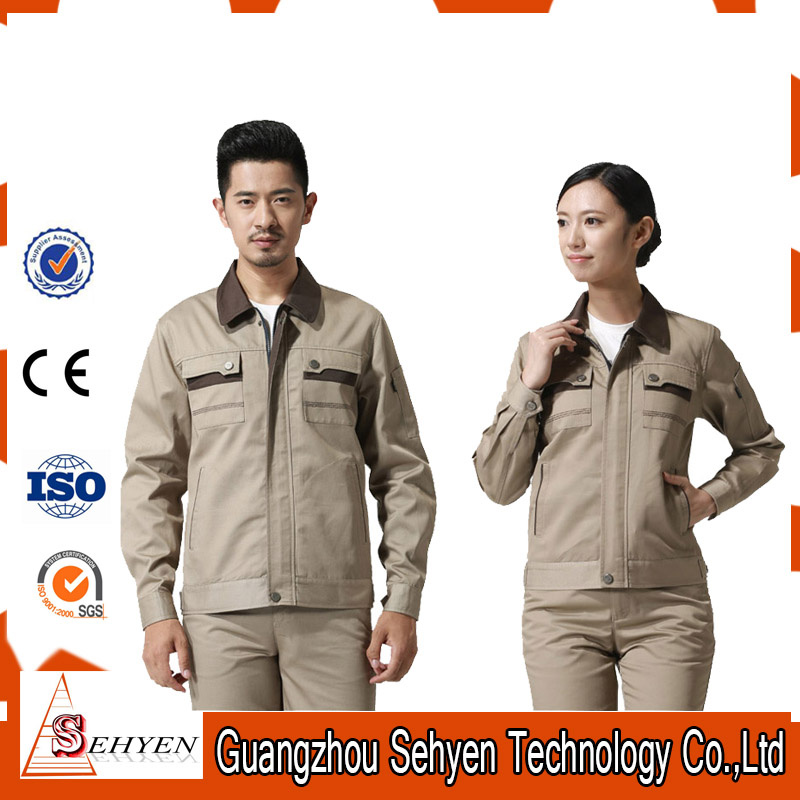 Food Processing Worker Uniforms of Plain 100% Cotton