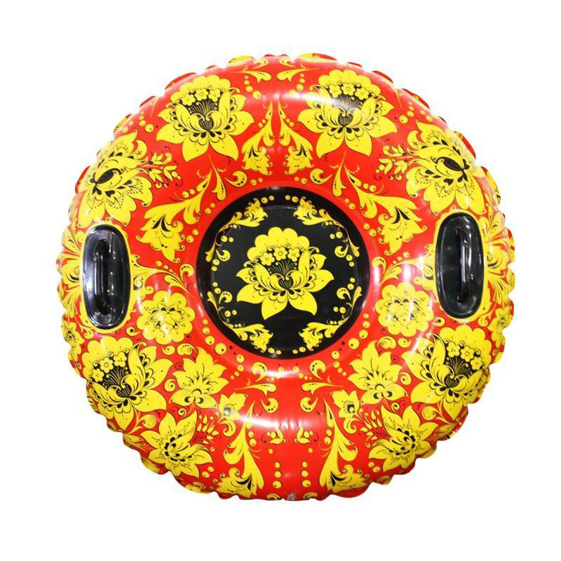 PVC or TPU Inflatable Flower Snow Ski Tube Playing