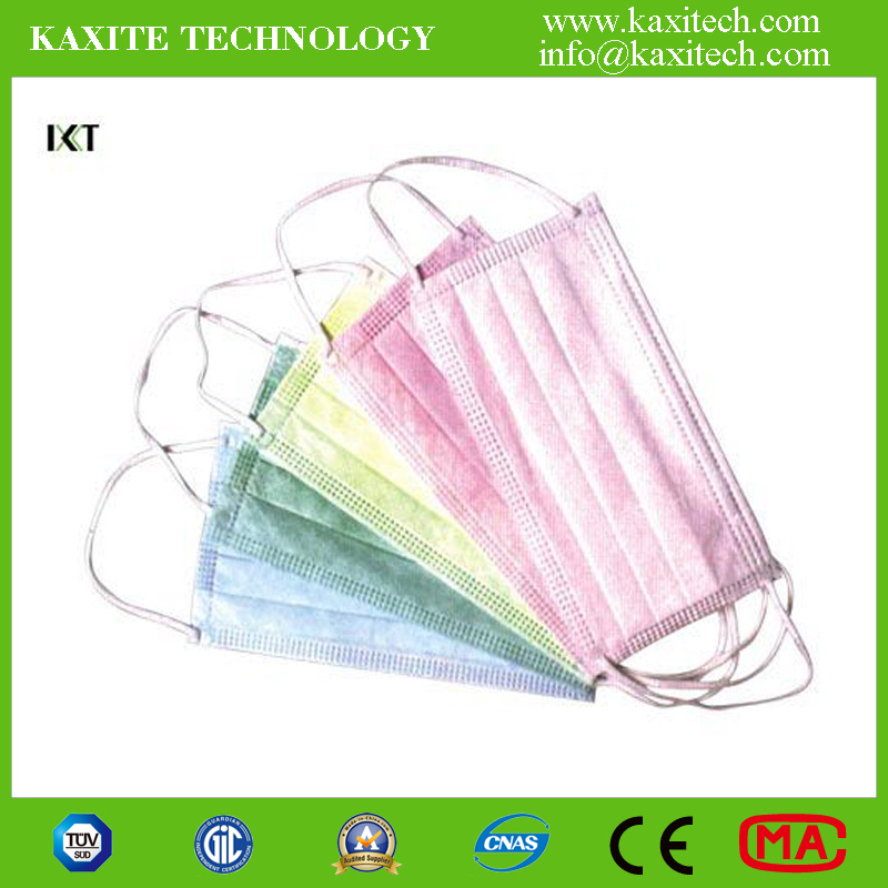 Medical Non Woven Face Mask Disposable Tie Earloop Types Kxt-FM41