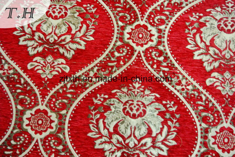 Dubai Red Tapestry Sofa Fabric 310GSM (fth31804)
