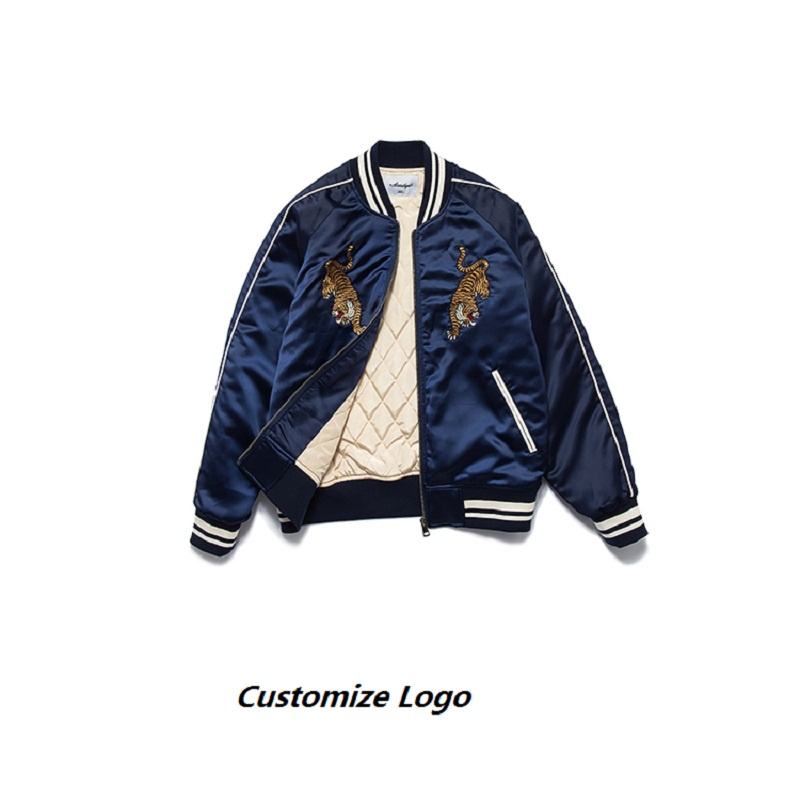 Classic Men Winter Padded Bomber Jacket with Custom Logo