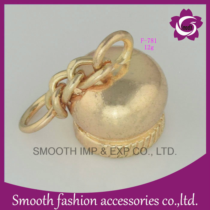 Custom Fashion Bell Metal Drawstring Cord End Garment Accessory Stopper