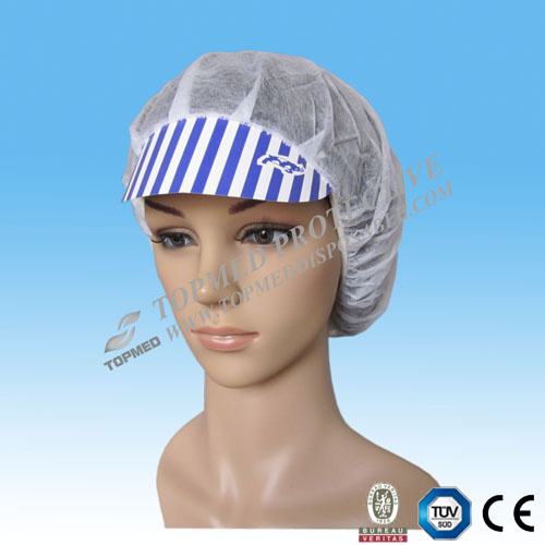 Paper Worker Cap with Blue Peak