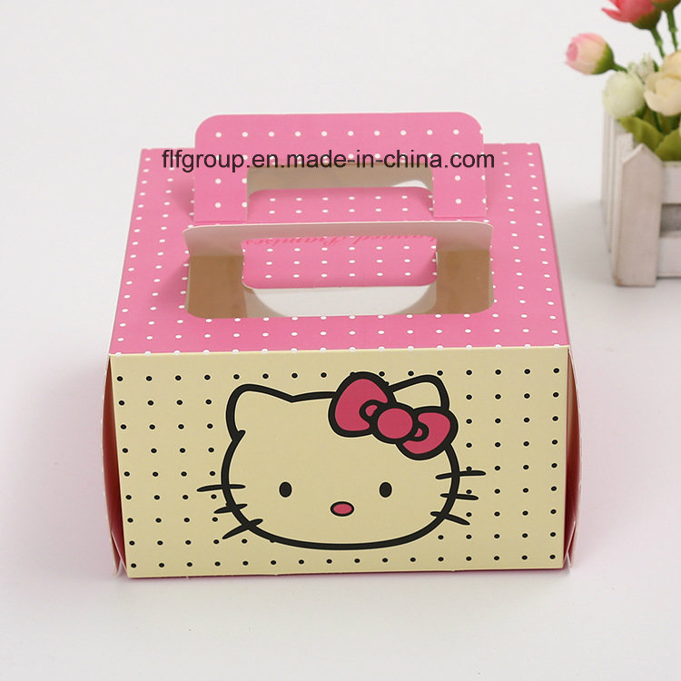Colorful Fashionable Designed Dessert Box with Animated Images