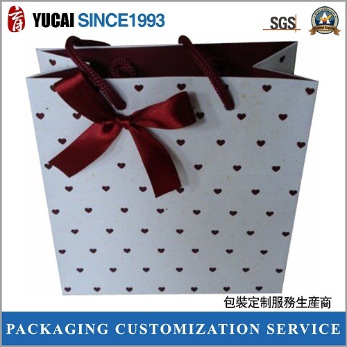 Small Red Love Gift Paper Bag in High Quality
