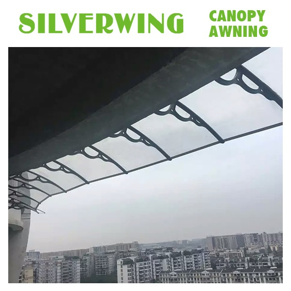 Twin-Wall Polycarbonate Sun Shade Window and Door Awning