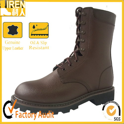 Mens Genuine Leather Combate Boots